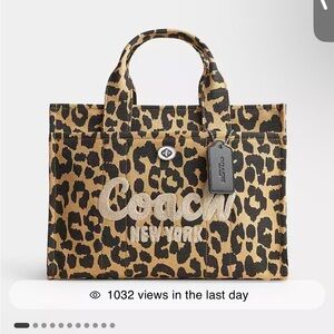 NWT Coach Cargo tote